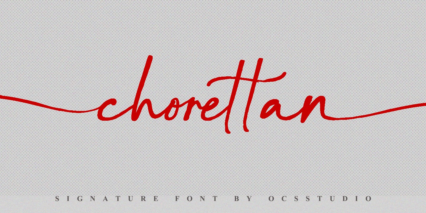 Chorettan Font